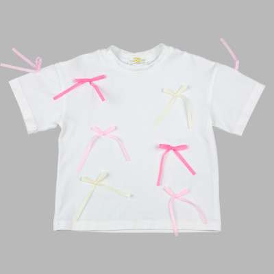 Футболка Бантики Чуди Кидс 161225Ц1-3 молочный 01